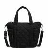 Deals ❤️ Vera Bradley Small Quilted Multi Strap Tote Bag Black ✨