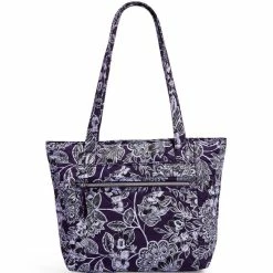 Promo ✔️ Vera Bradley Disney Collection Small Vera Tote Bag Mickey Minnie's Flirty Floral Tonal 😉
