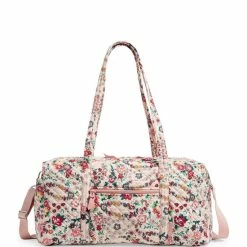 Buy 💯 Vera Bradley Iconic Medium Travel Paisley Duffle Bag Prairie Paisley 👏