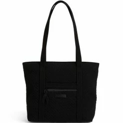 Outlet ✨ Vera Bradley Microfiber Collection Small Quilted Vera Tote Bag Classic Black ✨