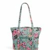 Best reviews of 🎁 Vera Bradley Iconic Small Vera Floral Tote Bag Rosy Outlook 🤩