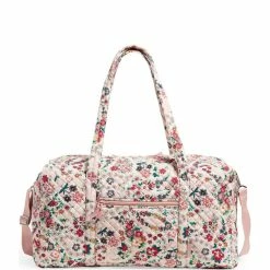 Outlet 🤩 Vera Bradley Iconic Large Quilted Paisley Travel Duffle Bag Prairie Paisley ⭐