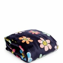 Budget 🎁 Vera Bradley Daisy Plush Throw Blanket Pride Daisies 🧨
