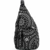 Discount 🎁 Vera Bradley Bandana Print Sling 🎒 Backpack Black Bandana Medallion 🤩