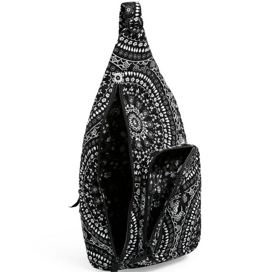 Discount π Vera Bradley Bandana Print Sling π Backpack Black Bandana Medallion π€© - Image 2
