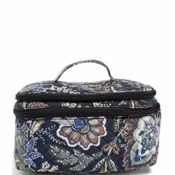 New π€© Vera Bradley Brush Up Cosmetic Case Java Navy Camo β