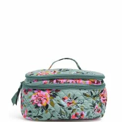 Cheap π Vera Bradley Brush Up Cosmetic Case Rosy Outlook π