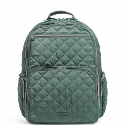 Wholesale 🛒 Vera Bradley Performance Twill Collection Commuter 🎒 Backpack Olive Leaf 🔔