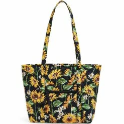 Best reviews of 🤩 Vera Bradley Iconic Small Vera Sunflower Tote Bag Sunflowers ⌛