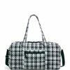 Brand new 🥰 Vera Bradley Large Travel Recycled Cotton Quilted Plaid Duffle Bag Kingbird Plaid 🔥