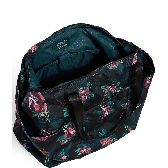 Best reviews of π Vera Bradley ReActive Floral Travel Tote Bag Rose Foliage 𧨠- Image 2