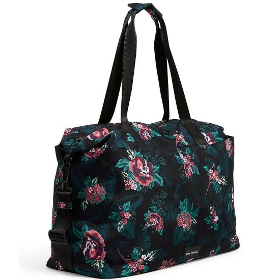 Best reviews of π Vera Bradley ReActive Floral Travel Tote Bag Rose Foliage 𧨠- Image 3