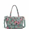 Outlet 😉 Vera Bradley Deluxe Floral Travel Tote Bag Rosy Outlook ❤️