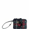 Best Pirce 🛒 Vera Bradley Embroidered Scottie 🐶 Dog Plaid Clip & Zip Mini Pouch 😍