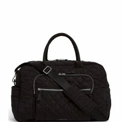 Hot Sale βοΈ Vera Bradley Performance Twill Collection Iconic Weekender Travel Bag Black π