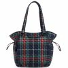 Brand new 😍 Vera Bradley Glenna Recycled Cotton Tartan Plaid Drawstring Satchel Bag 🤩
