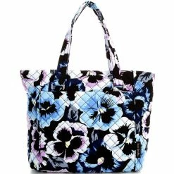 Best reviews of 😀 Vera Bradley Multi Strap Floral Shoulder Bag Plum Pansies 🧨