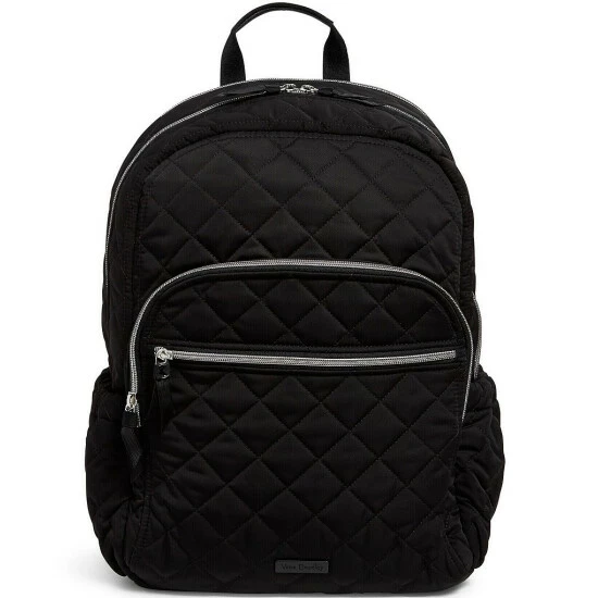 Brand new β€οΈ Vera Bradley Performance Twill Collection Campus π Backpack Black β - Image 8