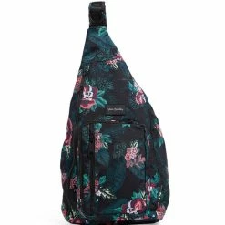 Outlet 🎁 Vera Bradley ReActive Floral Sling 🎒 Backpack Rose Foliage ⭐