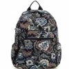Cheap 💯 Vera Bradley Iconic Campus Floral Trolly Sleeve 🎒 Backpack Java Navy Camo 🔥