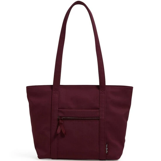 Cheap ๐ฅ Vera Bradley Small Vera Tote Bag Mulled Wine ๐