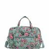 Deals 😍 Vera Bradley Floral Print Weekender Travel Bag Rosy Outlook 😀