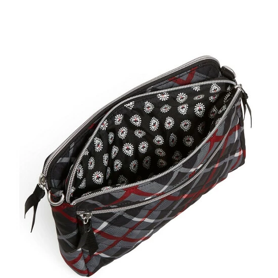 Coupon π Vera Bradley Performance Twill Collection Triple Compartment Plaid Crossbody Bag Paris Plaid π - Image 2