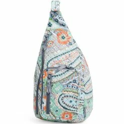 Coupon 🤩 Vera Bradley Paisley Sling 🎒 Backpack Citrus Paisley ⌛