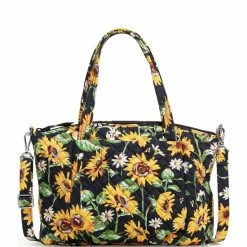 Outlet π₯ Vera Bradley Sunflower Pleated Multi-Strap Satchel Bag Sunflowers β