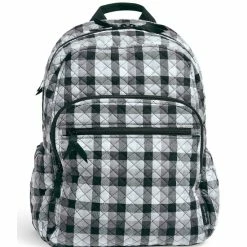 Budget 😀 Vera Bradley Campus Quilted Plaid 🎒 Backpack Kingbird Plaid 🔥