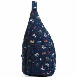 Cheap 😉 Vera Bradley Snow Globe Print Sling 🎒 Backpack Snow Globe Motifs 🥰