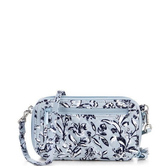 Brand new 𧨠Vera Bradley RFID All-in-One Perennials Gray Crossbody Bag 𧨠- Image 2