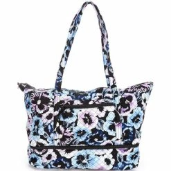 Brand new ✨ Vera Bradley Deluxe Floral Travel Tote Bag Plum Pansies ✨