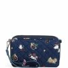 New ❤️ Vera Bradley RFID All In One Quilted Snow Globe Print Crossbody Bag Snow Globe Motifs 🧨