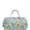 Deals ❤️ Vera Bradley Sunflower ReActive Travel Duffle Bag Sunflower Sky 🎉