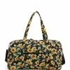 Outlet 💯 Vera Bradley Iconic Large Quilted Sunflower Travel Duffle Bag Sunflowers 😀