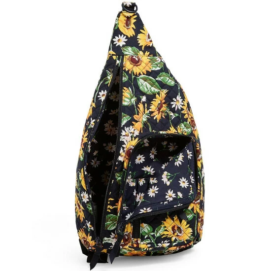 Coupon 🤩 Vera Bradley Sunflower Floral Print Sling 🎒 Backpack Sunflowers ⭐ - Image 2