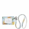 New 🛒 Vera Bradley ReActive Sunflower Zip ID Lanyard Sunflower Sky 🎁