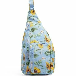 Wholesale 🔔 Vera Bradley ReActive Sunflower Sling 🎒 Backpack Sunflower Sky 😉
