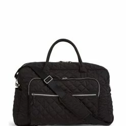 Cheap 🌟 Vera Bradley Performance Twill Collection Grand Weekender Travel Bag Black ✔️