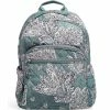 Outlet 👍 Vera Bradley Performance Twill Collection Campus 🎒 Backpack Tiger Lily Blue Oar 🎉