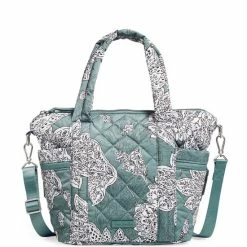 Brand new 🤩 Vera Bradley Small Quilted Tiger Lily Print Multi Strap Tote Bag Tiger Lily Blue Oar 🌟