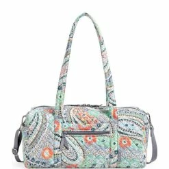 Cheapest 😉 Vera Bradley Small Travel Quilted Paisley Duffle Bag Citrus Paisley ⭐