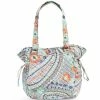 Best Pirce 🤩 Vera Bradley Glenna Drawstring Paisley Satchel Bag Citrus Paisley 😀