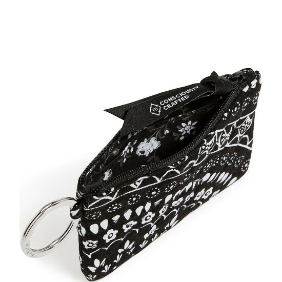 New ๐ Vera Bradley Zip ID Bandana Print Lanyard Black Bandana Medallion ๐ - Image 2